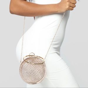 Ballin Out Evening Gold Clutch